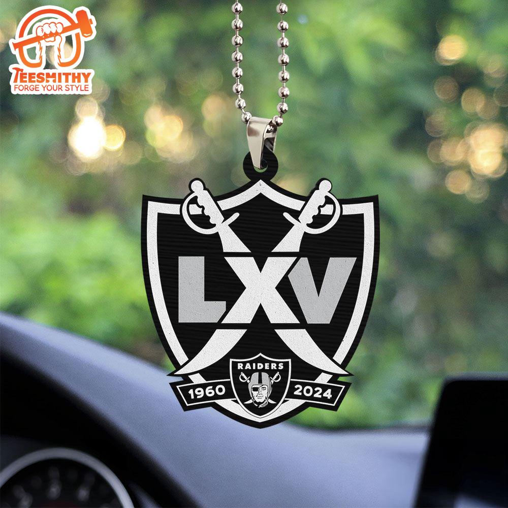 Las Vegas Raiders Custom Shape 2-sided Acrylic Car Ornament