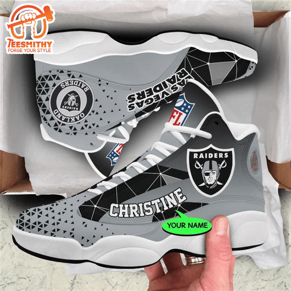 Las Vegas Raiders NFL Personalized Jordan 13 Shoes  Gift Christmas