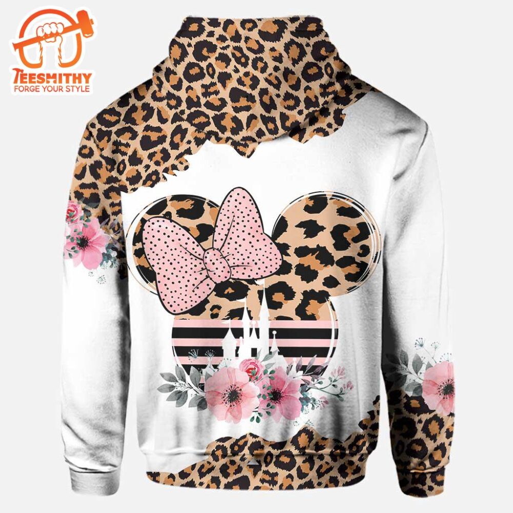 Leopard Mickey Mouse Ears – Personalized Mother’s Day Hoodie And Leggings