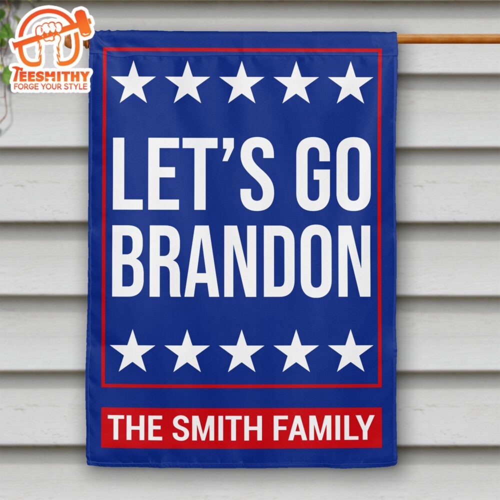 Let’s Go Brandon Anti Biden Flag Donald Trump Fan Flag, Garden Flag