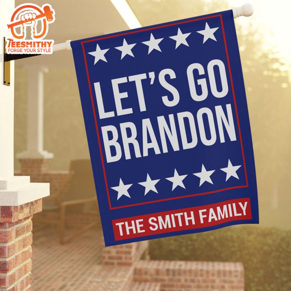 Let’s Go Brandon Anti Biden Flag Donald Trump Fan Flag, Garden Flag