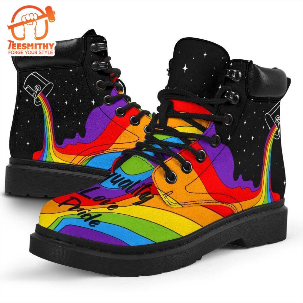 LGBT Boots Shoes Equality Love Pride Amazing Gift Idea