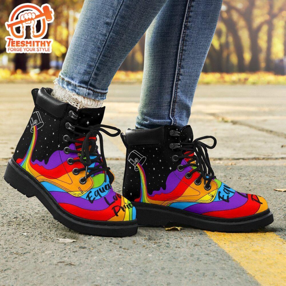 LGBT Boots Shoes Equality Love Pride Amazing Gift Idea