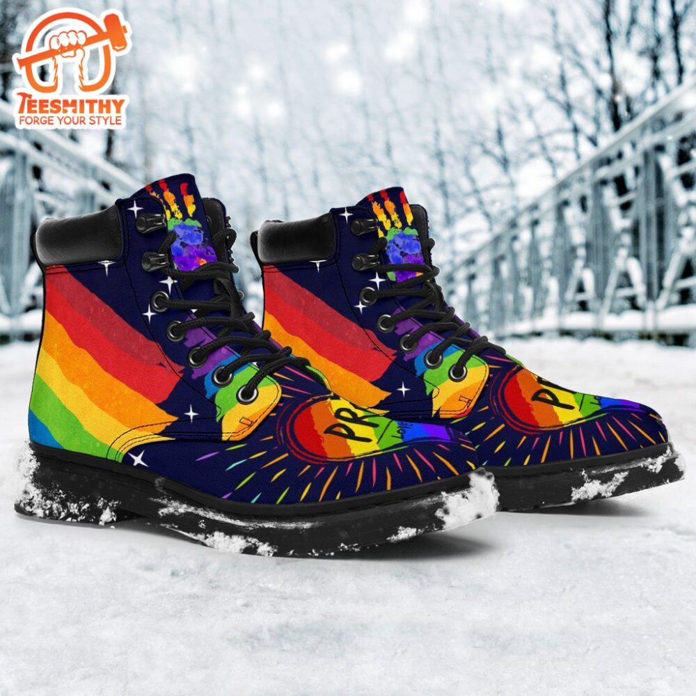 LGBT Pride Boots Timbs Custom Shoes Gift Idea