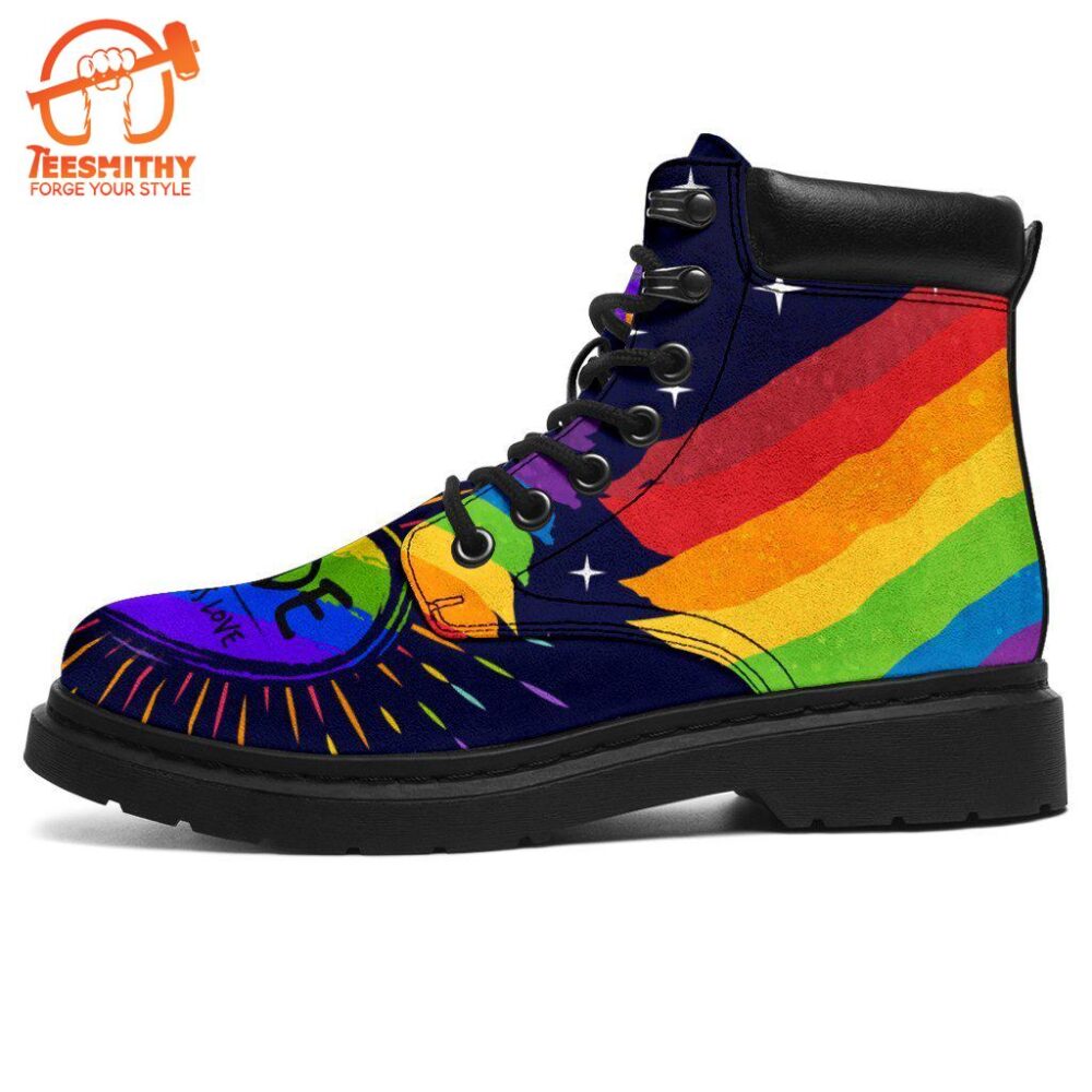 LGBT Pride Boots Timbs Custom Shoes Gift Idea