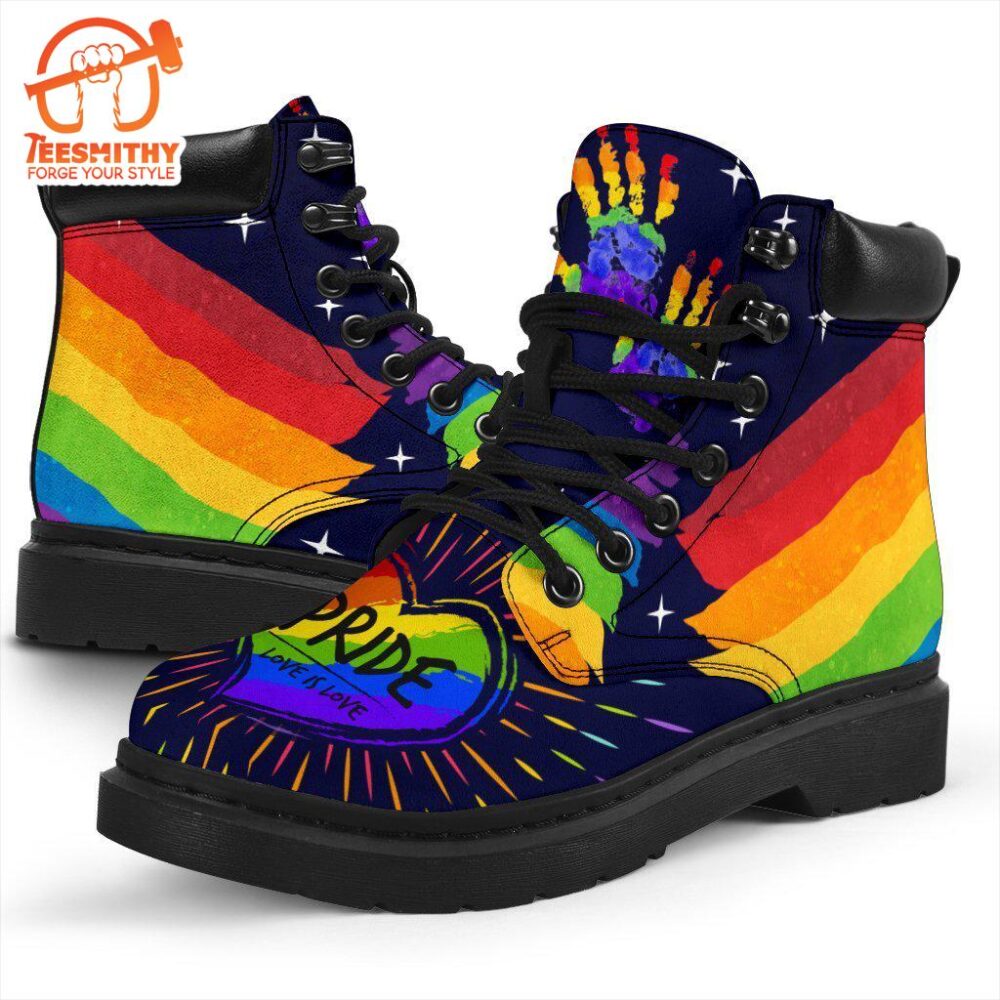 LGBT Pride Boots Timbs Custom Shoes Gift Idea