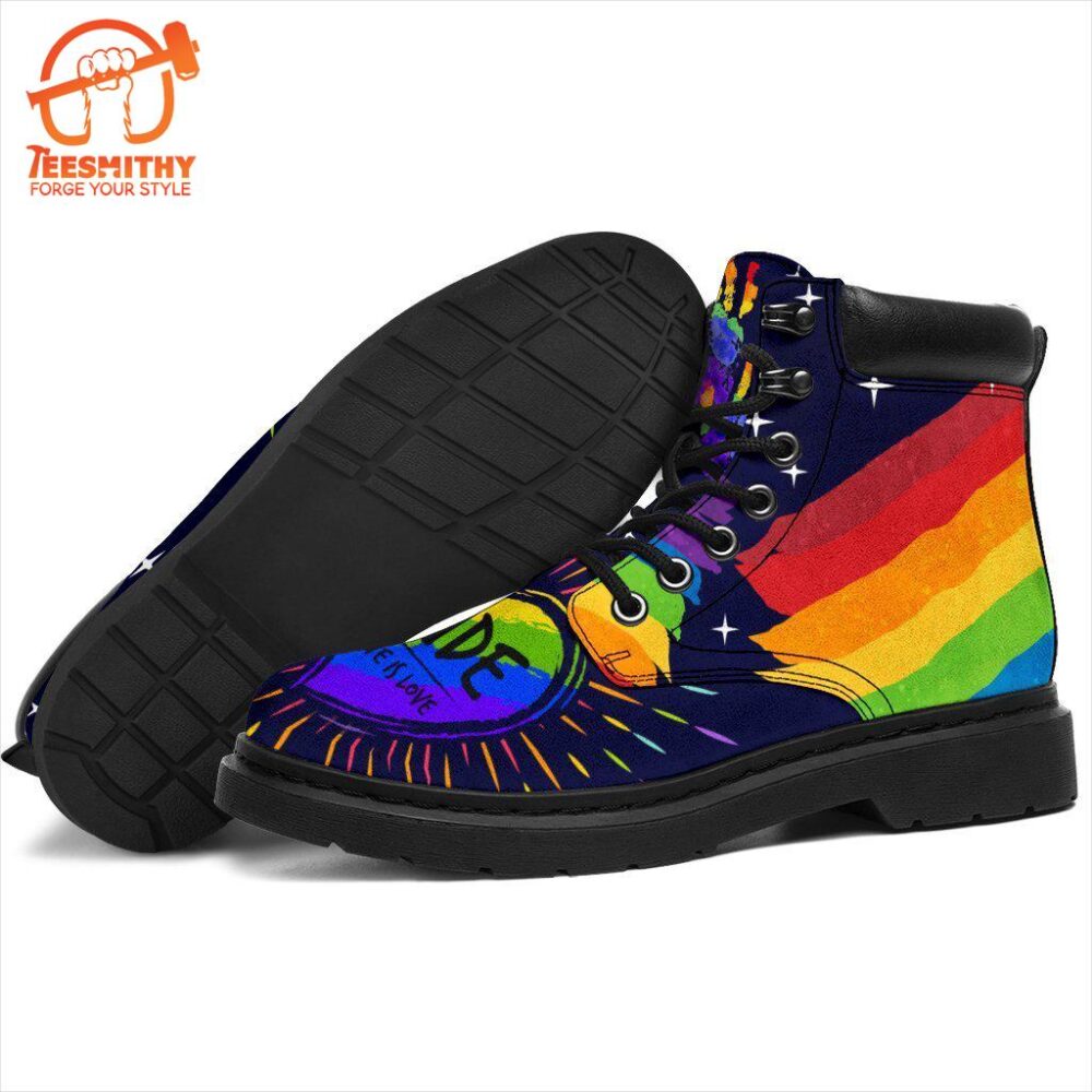 LGBT Pride Boots Timbs Custom Shoes Gift Idea