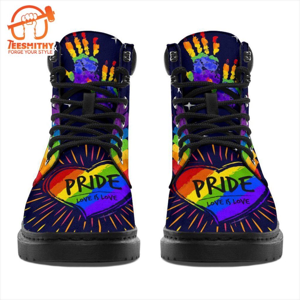 LGBT Pride Boots Timbs Custom Shoes Gift Idea