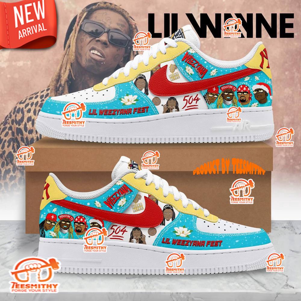 Lil Wayne Weezyana Fest 504 Limited Edition Nike Air Force 1 Shoes