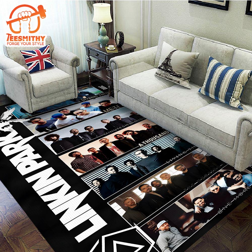 Linkin Park Rectangular Rug Christmas For Fans