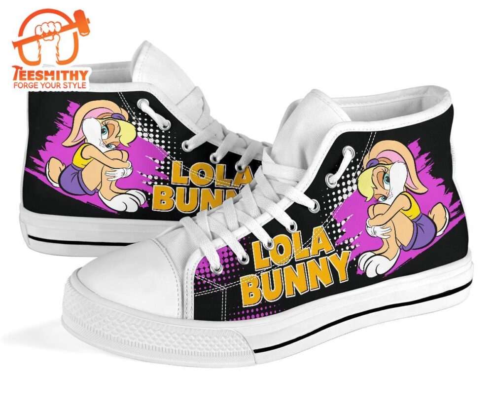 Lola Bunny High Top Sneakers Custom Looney Tunes Shoes