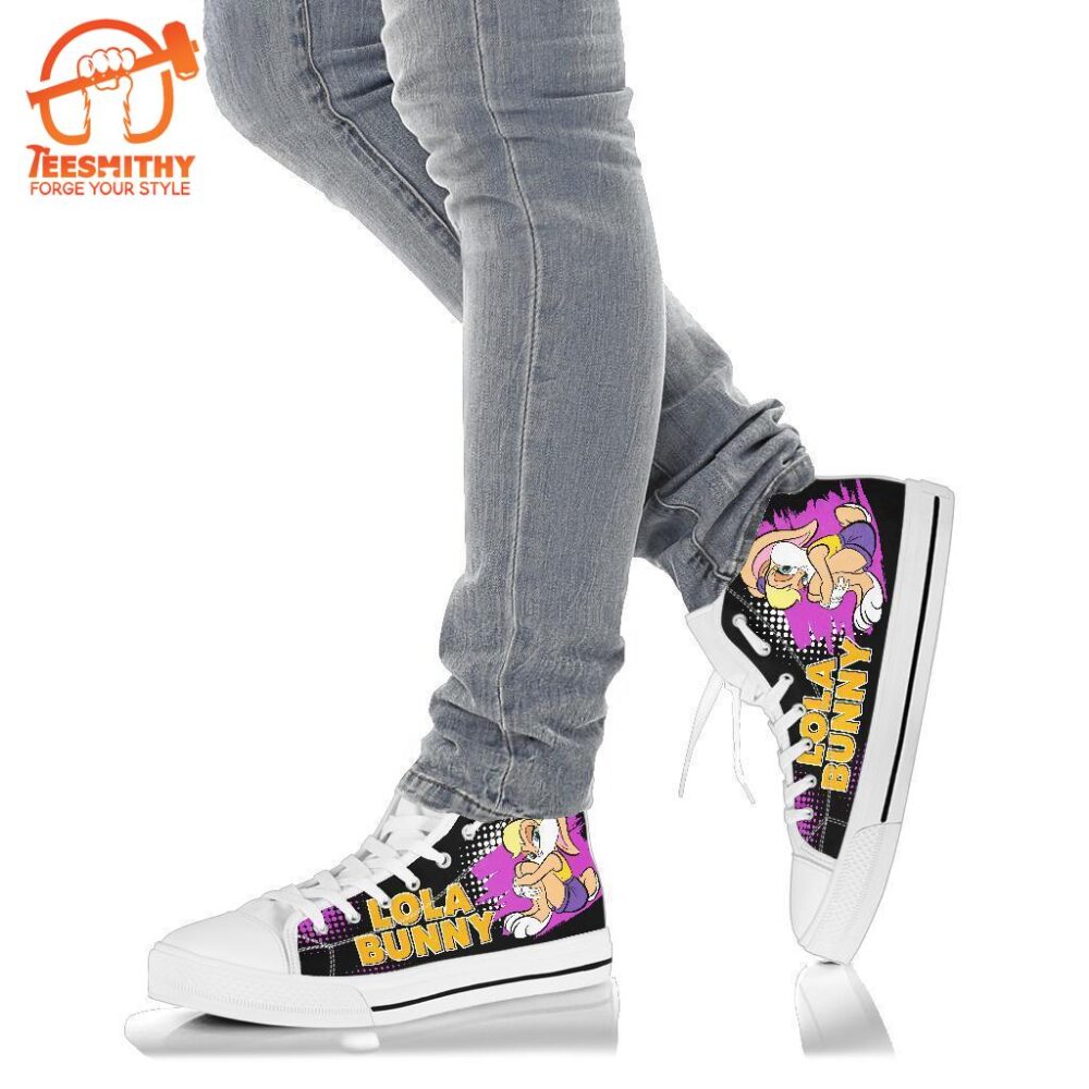 Lola Bunny High Top Sneakers Custom Looney Tunes Shoes