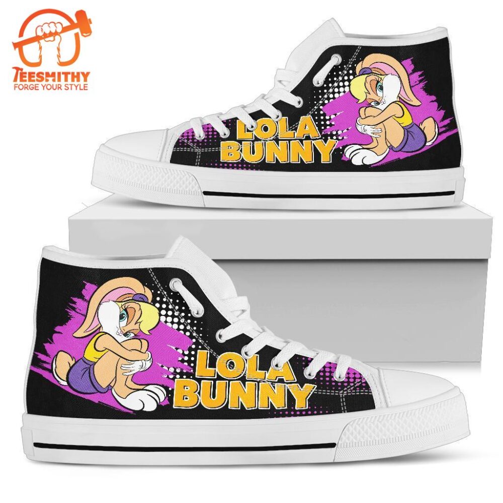 Lola Bunny High Top Sneakers Custom Looney Tunes Shoes