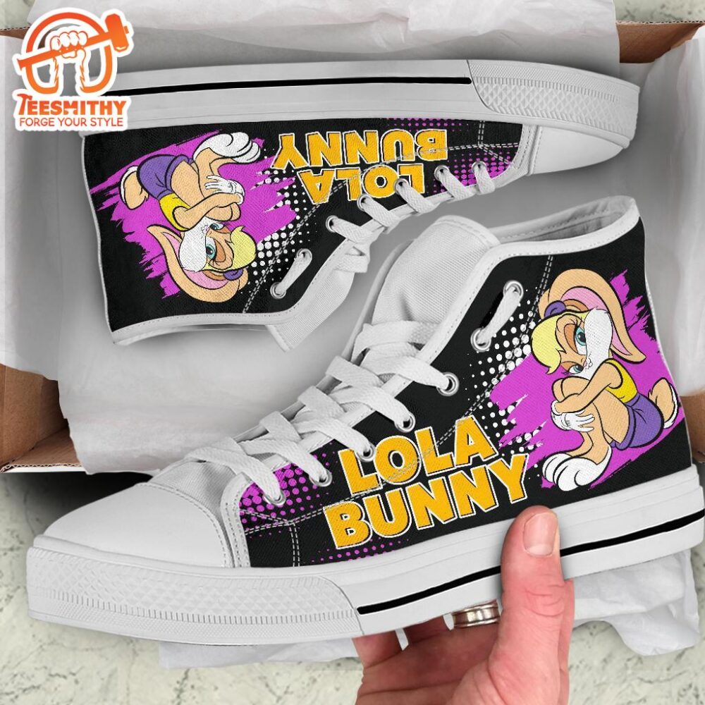 Lola Bunny High Top Sneakers Custom Looney Tunes Shoes