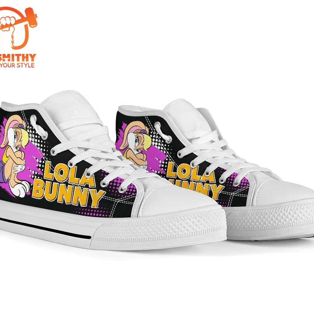 Lola Bunny High Top Sneakers Custom Looney Tunes Shoes