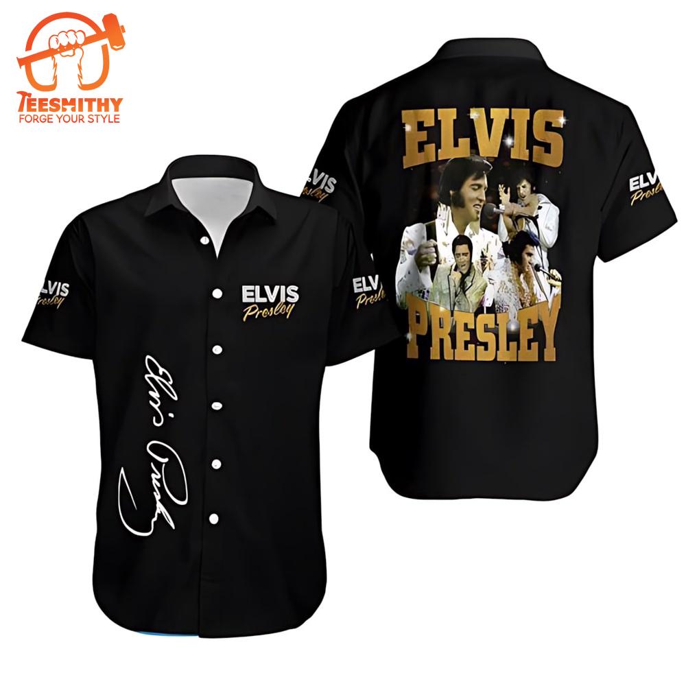 Long Live The King Elvis Presley Hawaiian Aloha Shirts