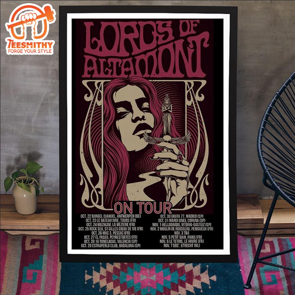 Loros Of Altamont On Tour 2024 Poster Canvas