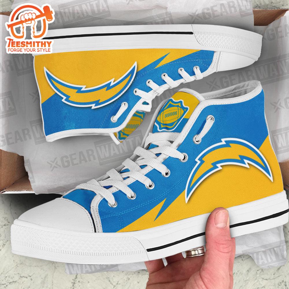 Los Angeles Chargers High Top Shoes Custom