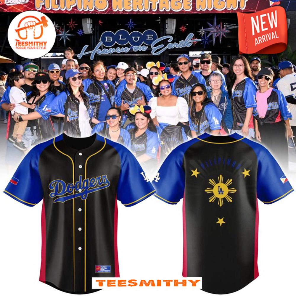 Los Angeles Dodgers Filipino Heritage Night 2024 Baseball Jersey