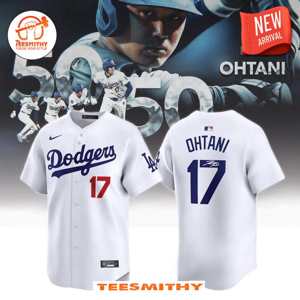 Los Angeles Dodgers Shohei Ohtani Signature Unstoppable Limited Baseball Jersey