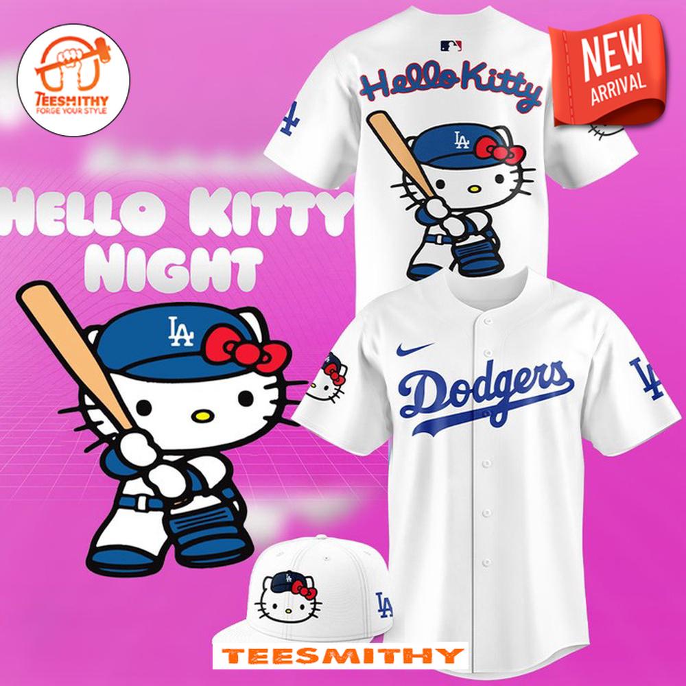 Los Angeles Dodgers x Hello Kitty Special Edition 2024 Baseball Jersey