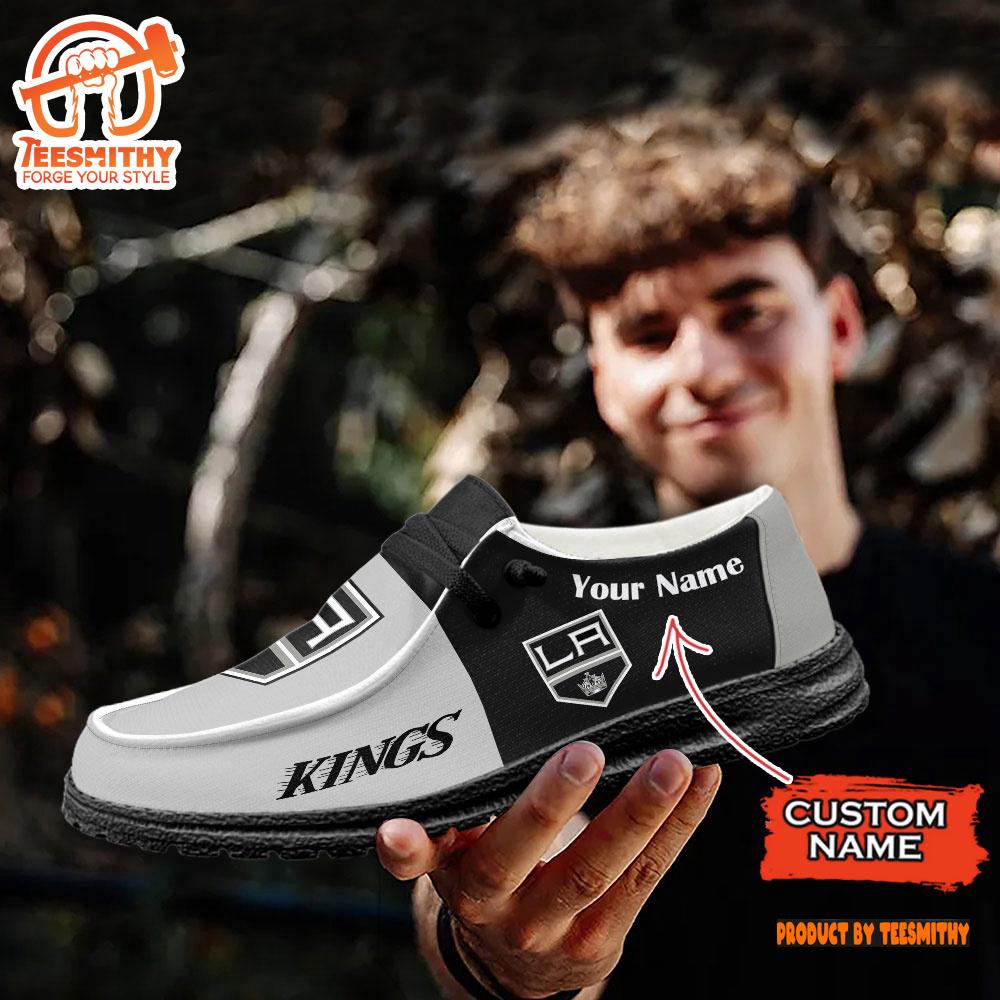 Los Angeles Kings NHL Hey Dude Shoes Custom Name Perfect Gift