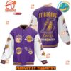 Los Angeles Lakers NBA The Lake Show Baseball Jacket