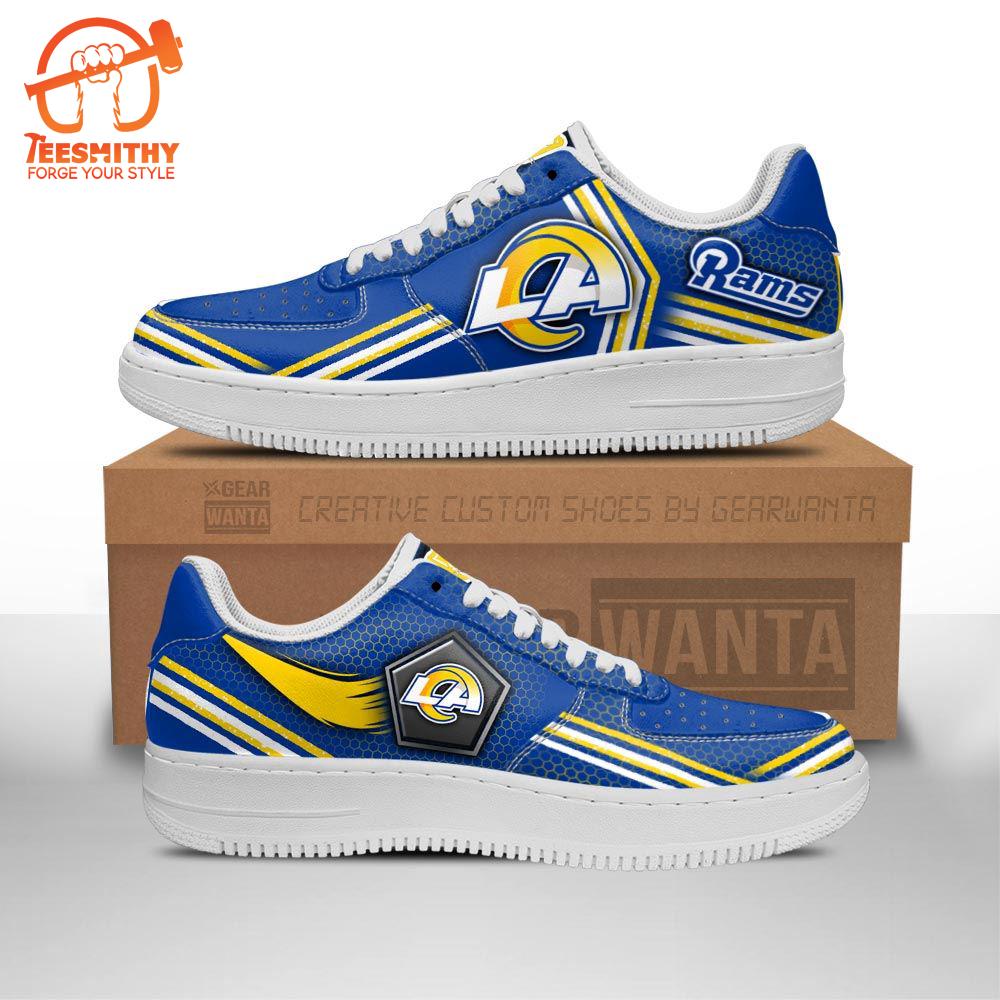 Los Angeles Rams Air Sneakers Custom Force Shoes For Fans  Gift For Christmas