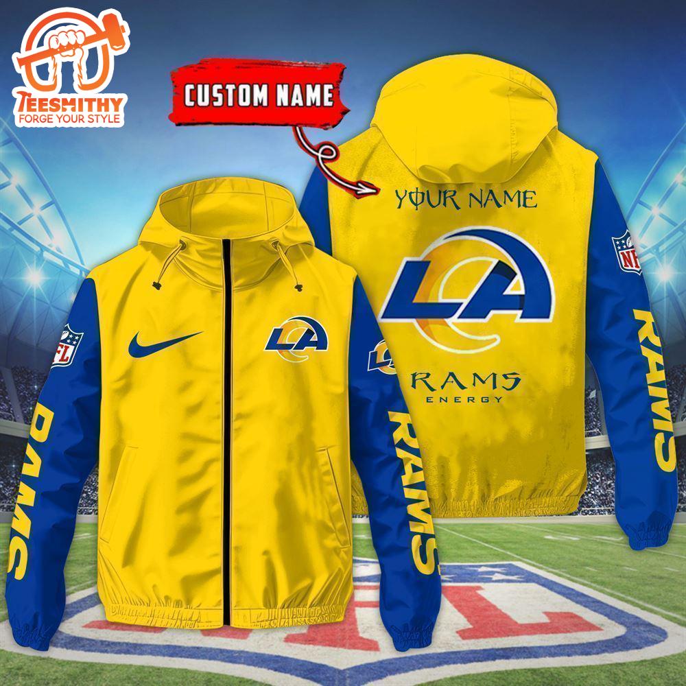 Los Angeles Rams Custom Name Outdoor Jacket