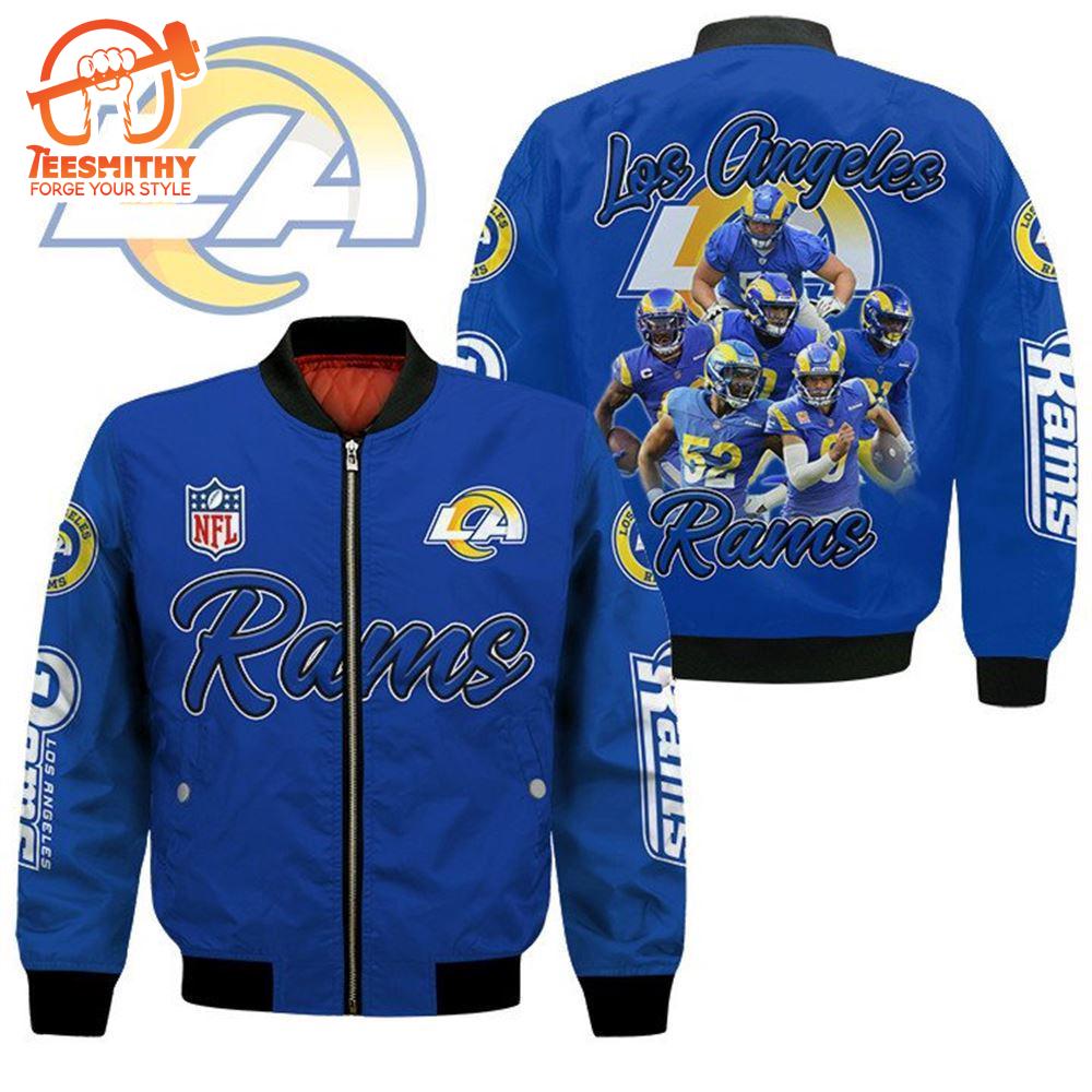 Los Angeles Rams Players Nfl Bomber Jacket  Gift For Fans