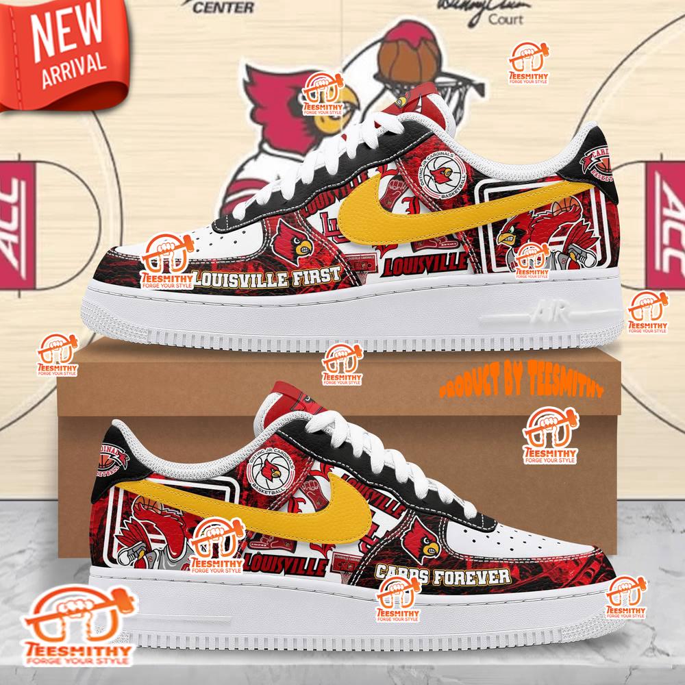 Louisville Cardinals Cards Forever Air Force 1 Shoes