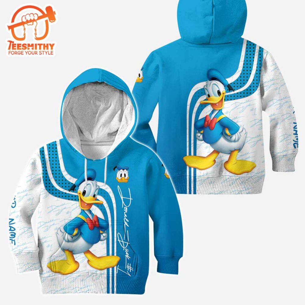 Lovely Donald Duck- Personalized Mouse Hoodie And Leggings