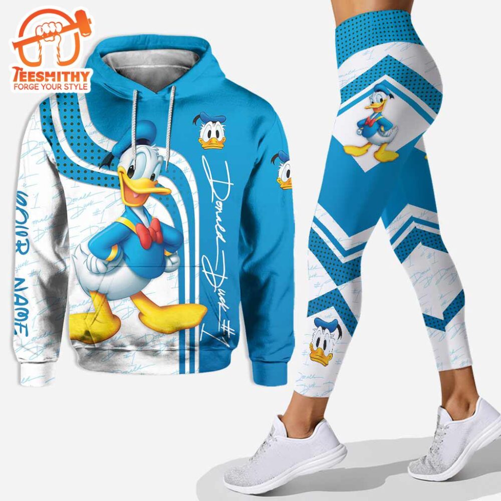 Lovely Donald Duck- Personalized Mouse Hoodie And Leggings