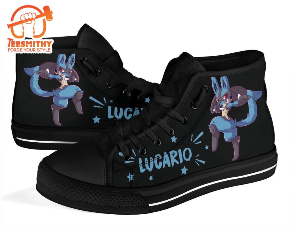 Lucario High Top Shoes Gift Idea