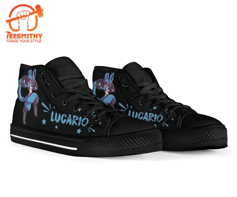 Lucario High Top Shoes Gift Idea