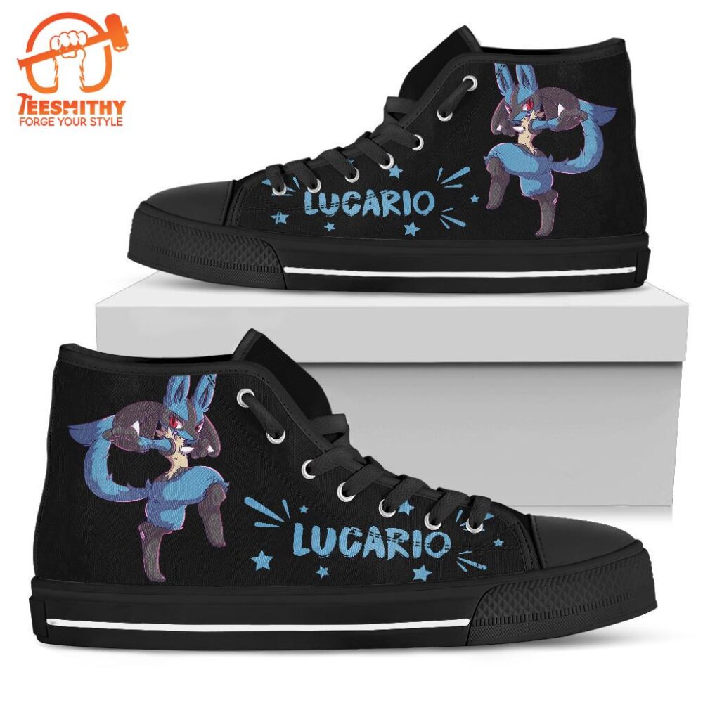 Lucario High Top Shoes Gift Idea