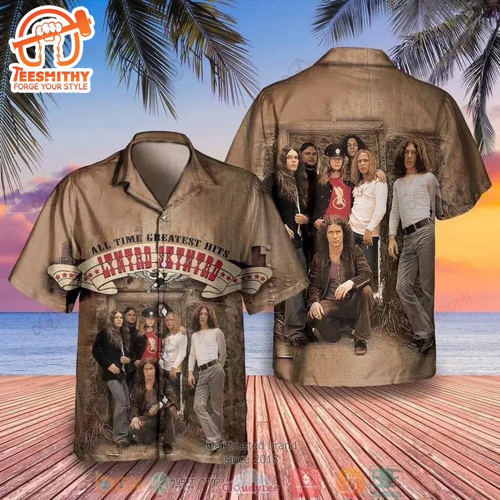 Lynyrd Skynyrd Band Greatest Hits Hawaiian Shirt