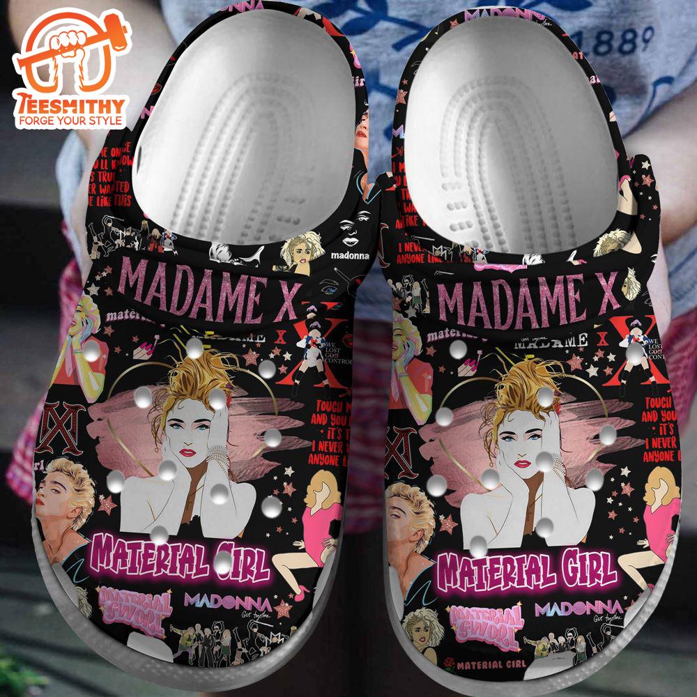 Madonna Material Girl Music Clogs Shoes For Men Women and Kids