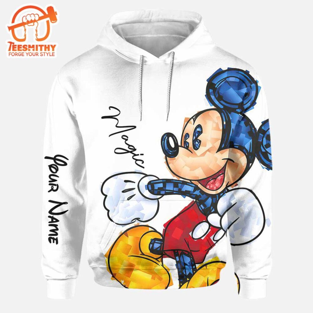 Magic Mickey  Mouse Ears – Personalized Hoodie and Leggings – DN100 9501334700318