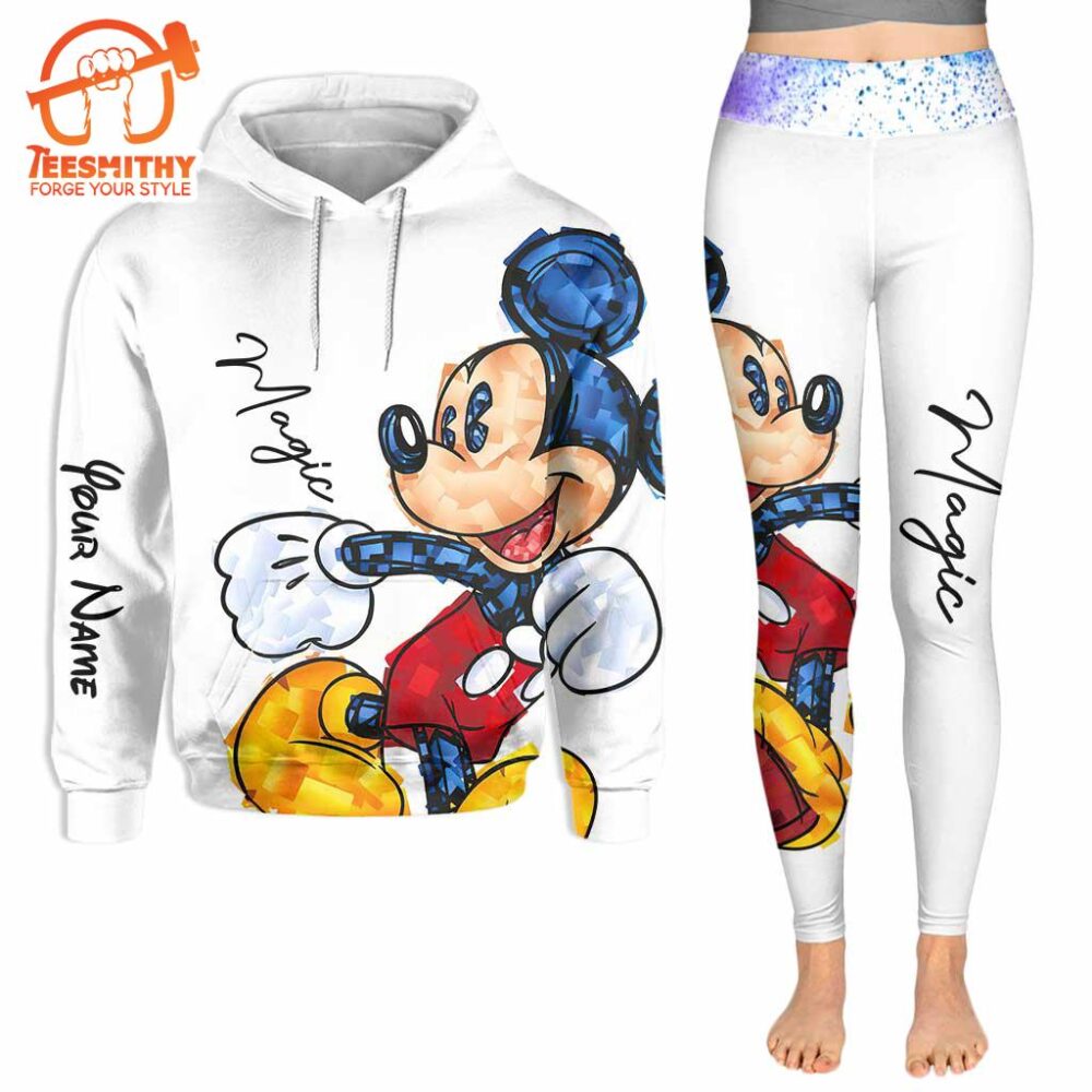 Magic Mickey  Mouse Ears – Personalized Hoodie and Leggings – DN100 9501334700318