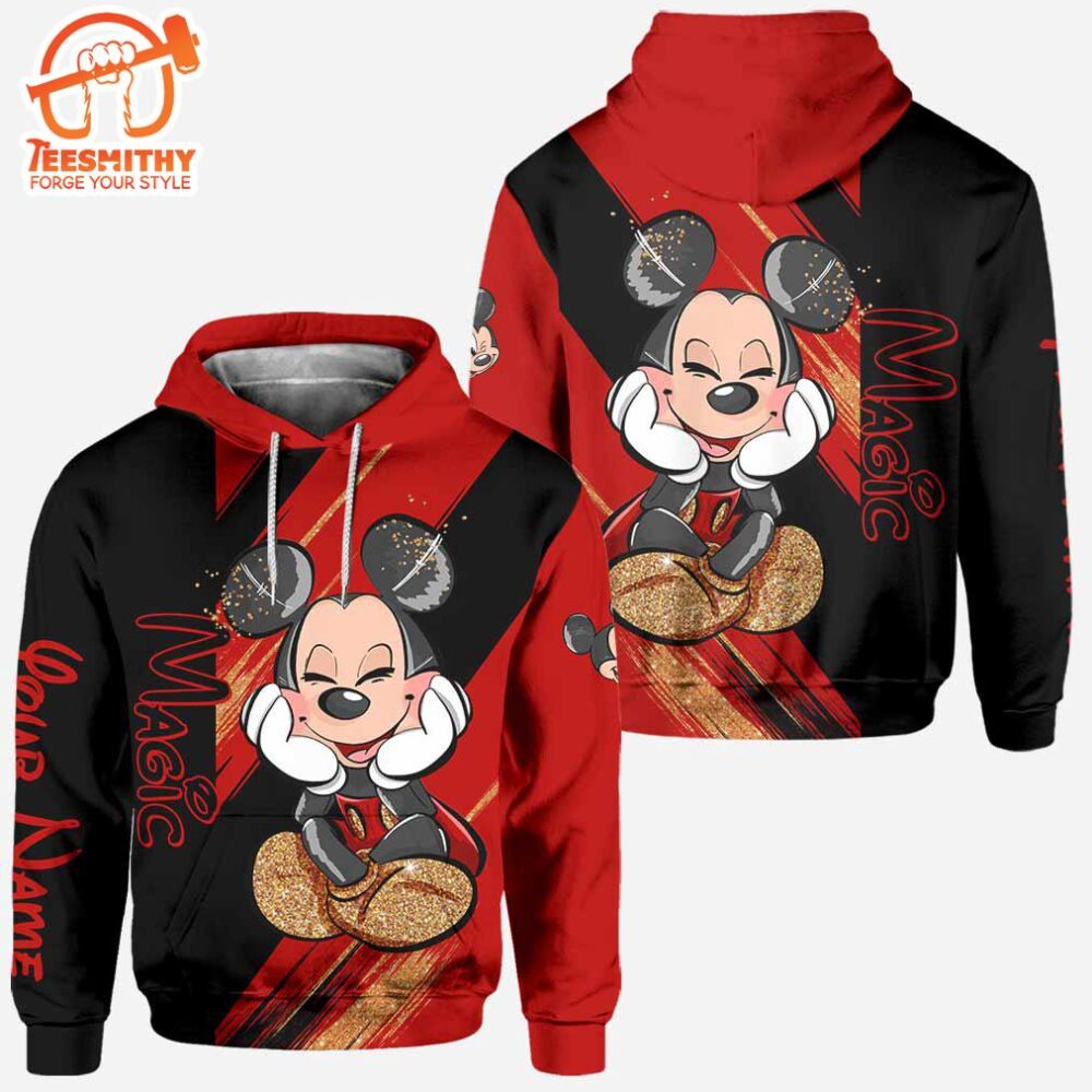 Magic Mickey Mouse Ears - Personalized Hoodie And Leggings