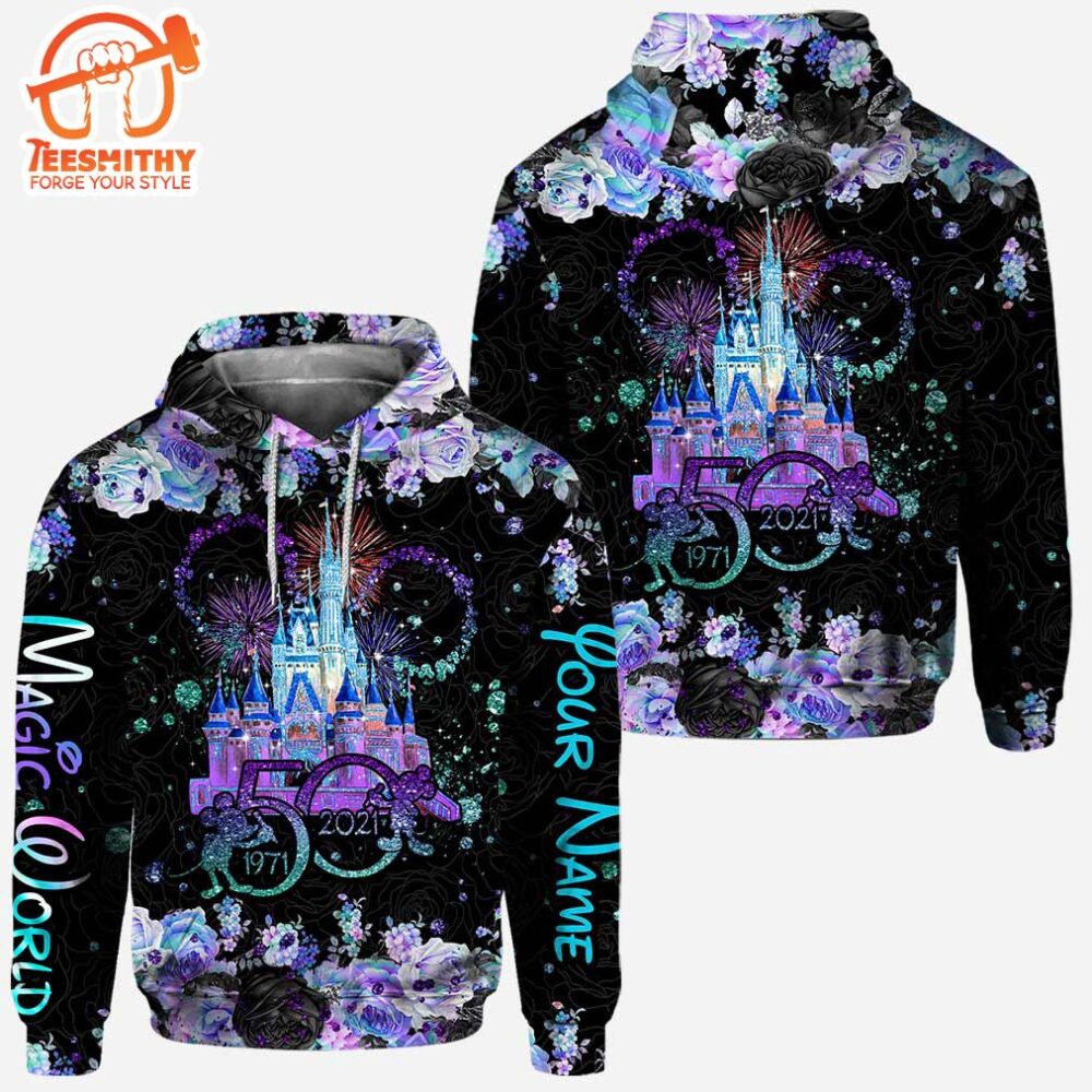 Magic World - Personalized Mickey Mouse Hoodie And Leggings