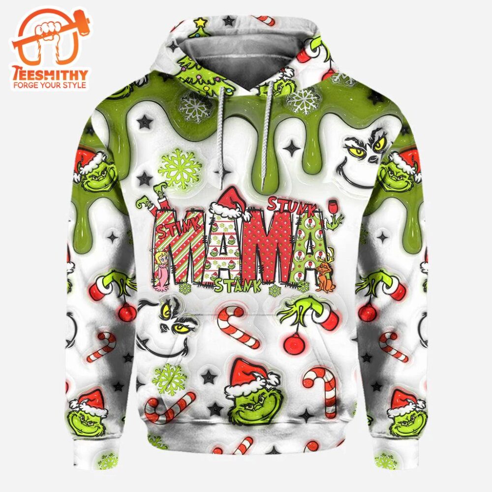 Mama Grinch – Personalized Mother Grinch Hoodie and Leggings