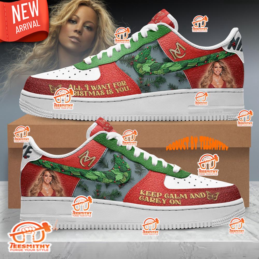 Mariah Carey Xmas 2024 Special Edition Air Force 1 Shoes