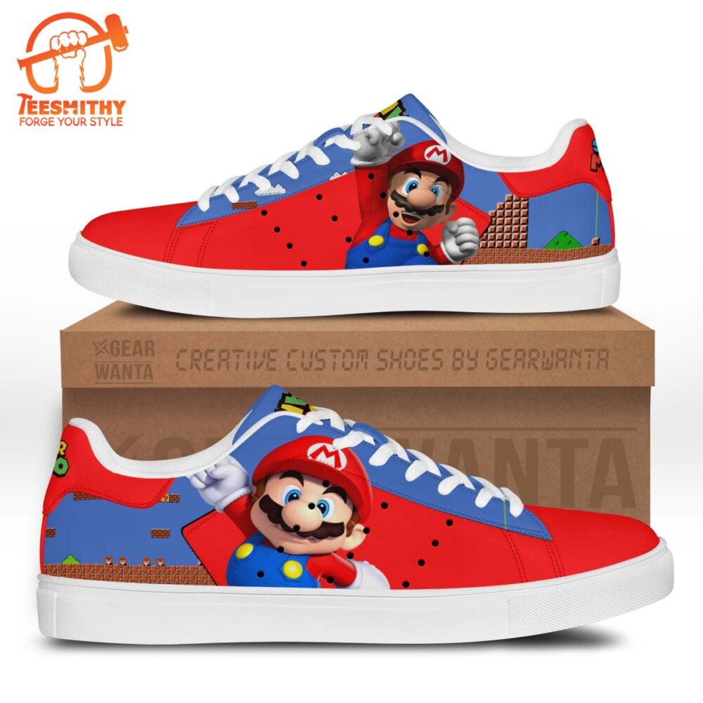 Mario Stan Smith Shoes For Kid