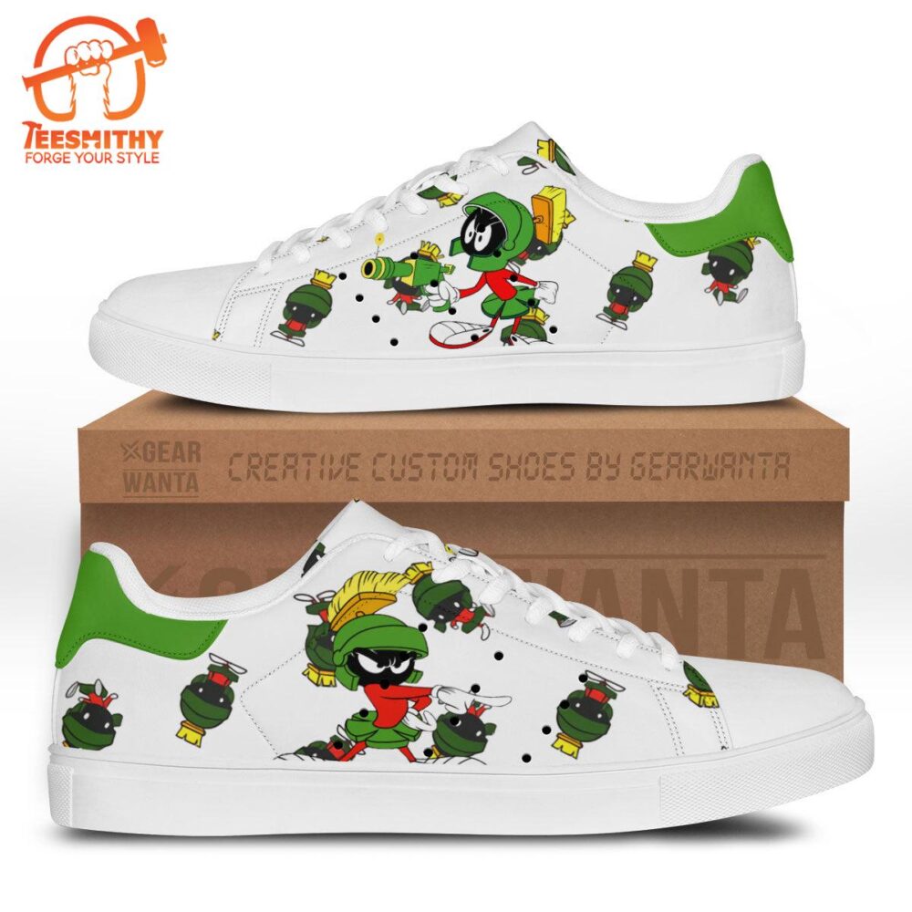 Marvin The Martian Stan Smith Shoes For Kid