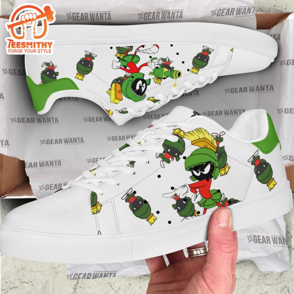 Marvin The Martian Stan Smith Shoes For Kid