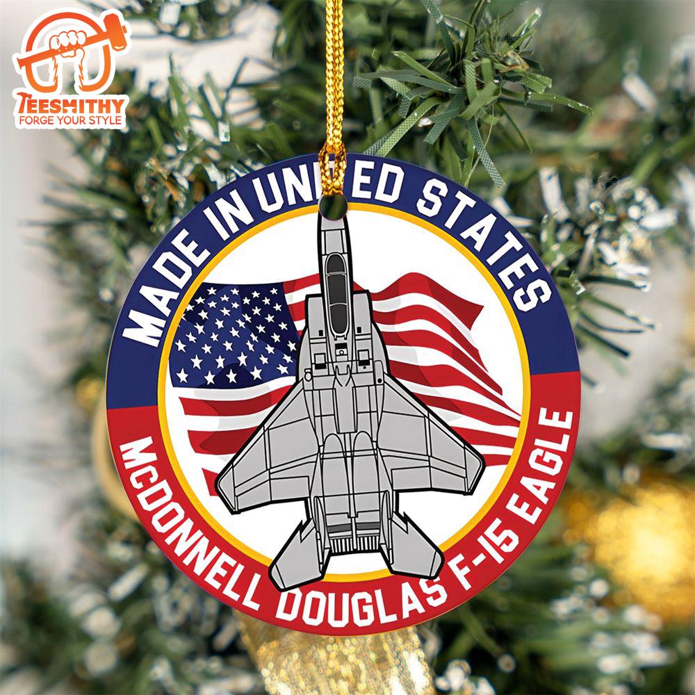 Christmas 2024  McDonnell Douglas F-15 Eagle Ceramic Ornament