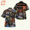 Megadeth Album Collage Short Sleeve Aloha Shirt