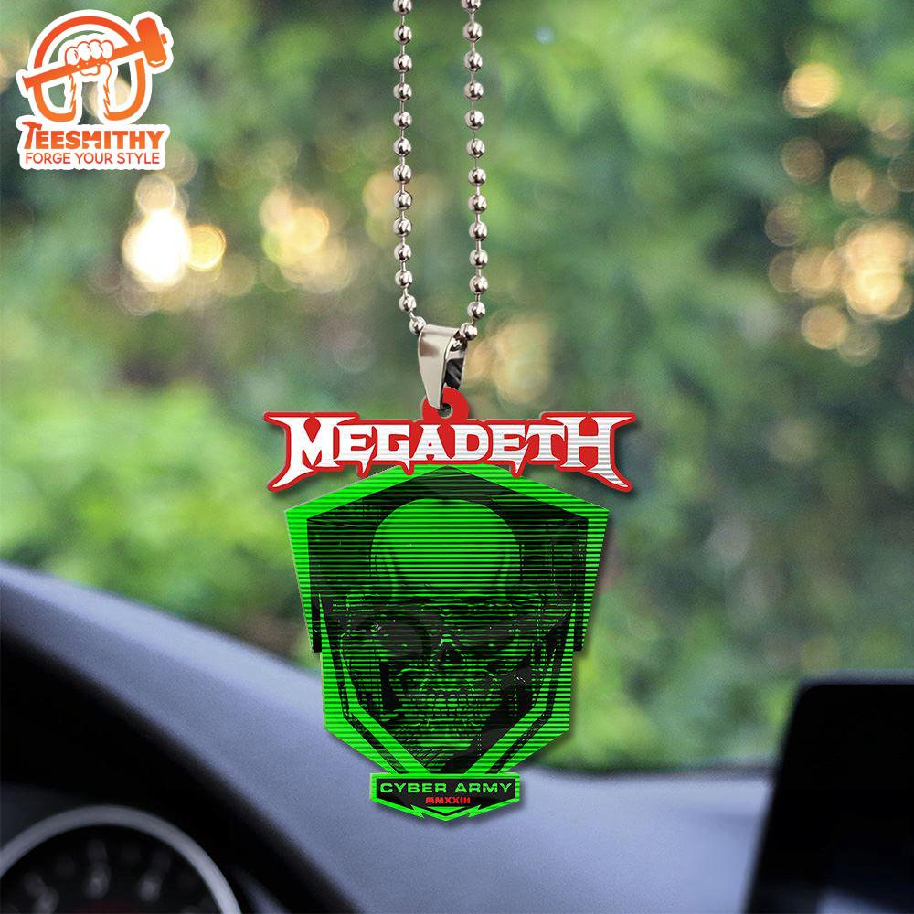 Megadeth Band Custom Shape 2-sided Acrylic Car Ornament